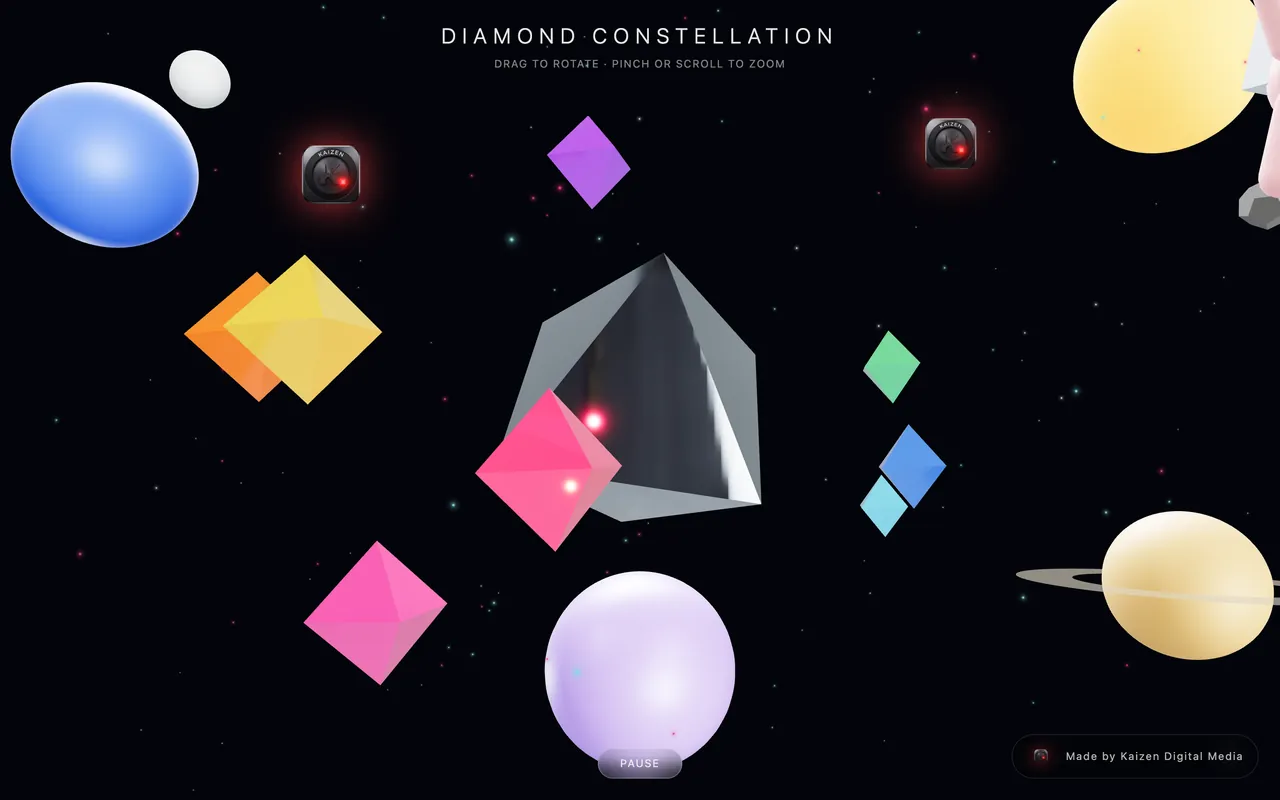 Diamond Constellation website